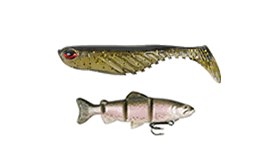 Fishing Lures and Baits 5 Swimbaits - soft and hard baits