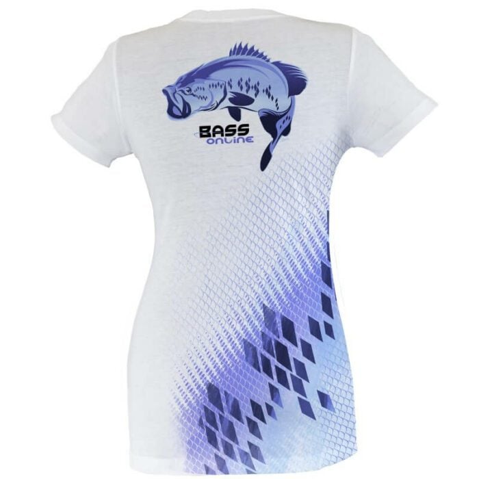 Ladies White Water Performance Short Sleeve Fishing Shirt - Image 2
