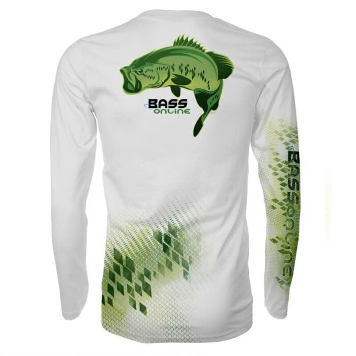 White Everglades Combo Pack - Neck Gaiter & Long Sleeve Fishing Shirt - Image 2
