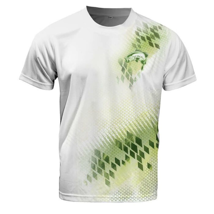 White Everglades Performance Short Sleeve