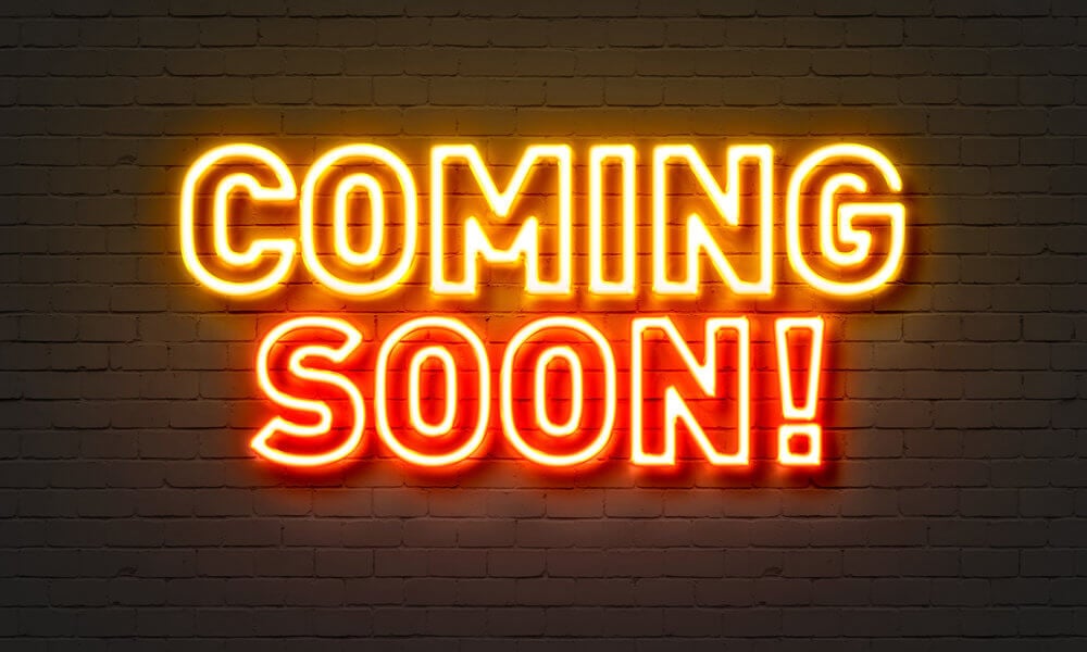Coming soon neon sign on brick wall background. Capt Brian Brown Questions
