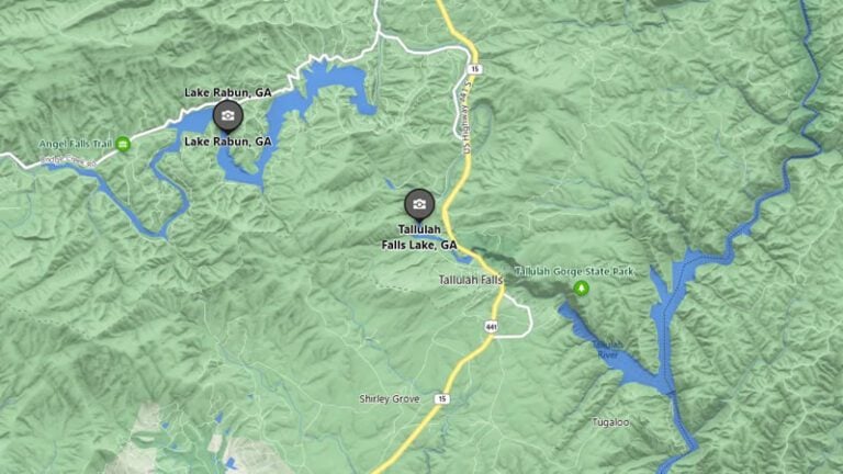 Tallulah falls lake Ga