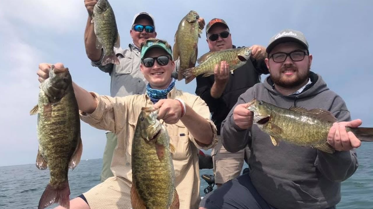 Lake Erie Smallmouth Bass Fishing