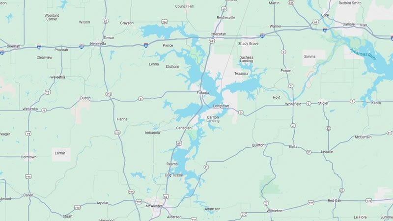 Eufaula Lake, Oklahoma