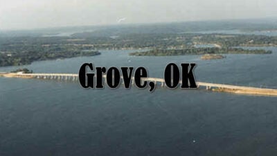 Anglers casting a line into the Grove, Ok