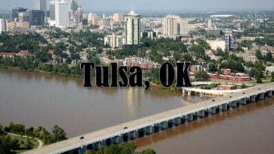 Serene lake with diverse fish species in Tulsa, Ok