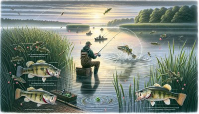 Showing techniques for catching prespawn bass.