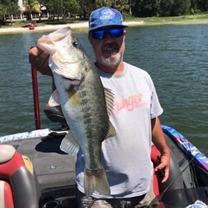 Largemouth Bass in with Capt Bill Goudy Jr